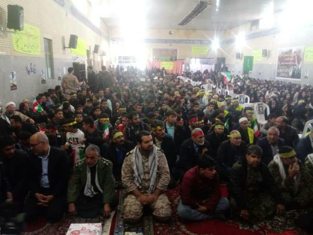 حضور شهردار و اعضاء شورای اسلامی شهردر تجمع بزرگ بسیجیان (شکوه اقتدار)